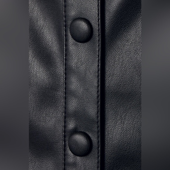 Almost New H&M Faux Leather Dress size s – Perfect Condition! - Picture 3 of 13